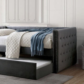  Furniture of America Susanna FM1739GY-BED Daybed with Trundle IMAGE 1