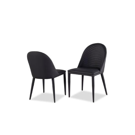  Furniture of America Lenvik FM3700BK-SC-2PK Set Of 2 Side Chair IMAGE 3