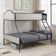  Furniture of America Forli FM-BK700BK-TF Twin/Full Bunk Bed IMAGE 1