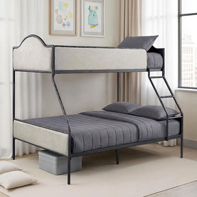  Furniture of America Forli FM-BK700BK-TF Twin/Full Bunk Bed IMAGE 1