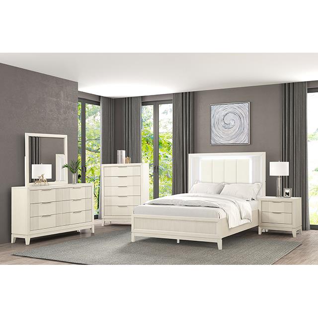  Furniture of America Isadore FM7700WH-D Dresser IMAGE 2