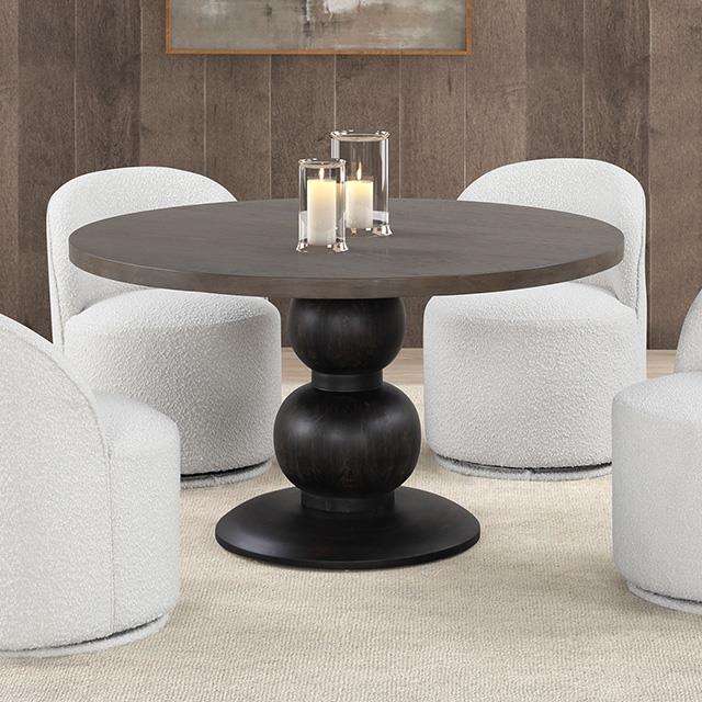  Furniture of America Essen FM3430ES-RT-5PC-01WH 5 Pc Dining Table Set IMAGE 3
