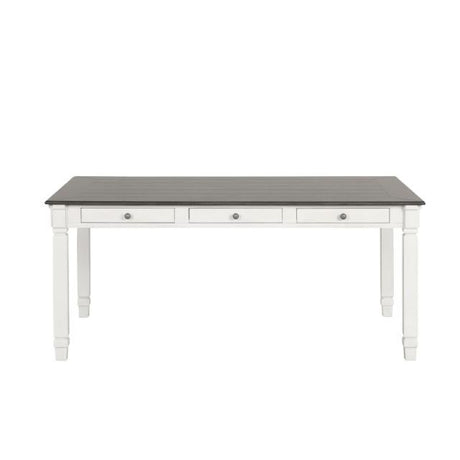  Furniture of America Pendola FM3427WH-T-7PC 7 Pc Dining Table Set IMAGE 3