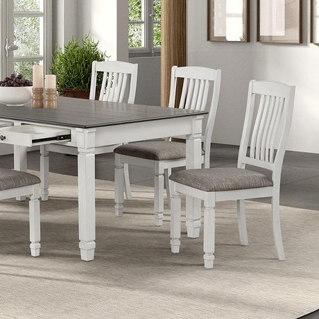  Furniture of America Pendola FM3427WH-T-7PC 7 Pc Dining Table Set IMAGE 8