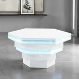  Furniture of America Anwar FM47010WH-C Rectangular Cocktail Table IMAGE 1