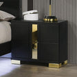  Furniture of America Lillestrom FM7217BK-N Nightstand IMAGE 1