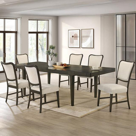  Furniture of America Doconde FM32012ES-T Dining Table IMAGE 1