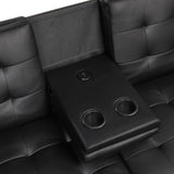  Furniture of America Eidsberg FM2908BK Futon Sofa Bed IMAGE 4