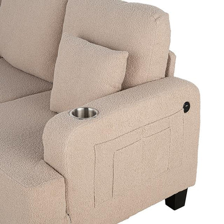  Furniture of America Cinderford SL6936BG-SF-PK Sofa IMAGE 6