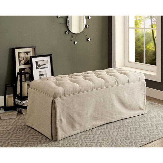  Furniture of America Payson CM3342BN-BG-3A Bench IMAGE 1