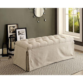  Furniture of America Payson CM3342BN-BG-3A Bench IMAGE 1