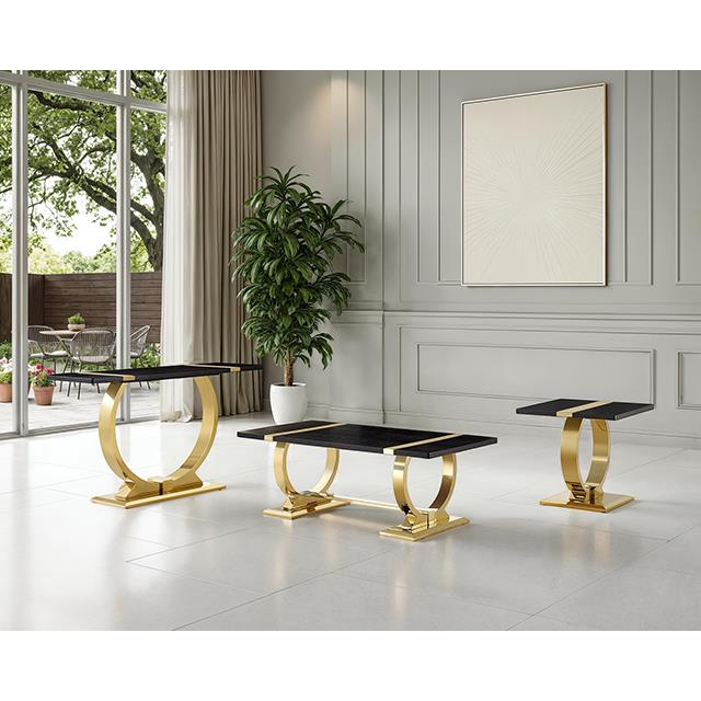  Furniture of America Horsham FM47019GD-S Sofa Table IMAGE 2