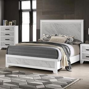  Furniture of America Darlene FM72018WH-EK-BED King Bed IMAGE 1