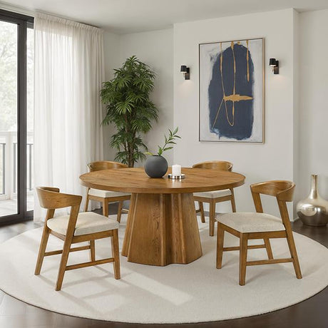  Furniture of America Orsino FM32008WN-RT-5PC 5 Pc Dining Table Set IMAGE 2