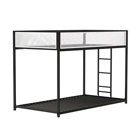  Furniture of America Southall FM-BK1201BK-TT Twin/Twin Metal Bunk Bed IMAGE 2