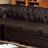  Furniture of America Stanford CM6270BR-CH Armless Chair IMAGE 1