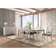  Furniture of America Hinwitz FM3399WH-T-9PC 9 Pc Dining Table Set IMAGE 1