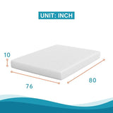 Furniture of America Artemisia DM530-CK 10" California King Memory Foam Mattress IMAGE 3