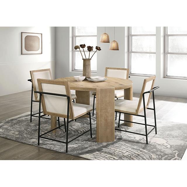  Furniture of America Edenbridge FM3220AK-RT-TABLE Dining Table IMAGE 2