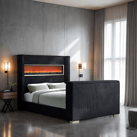  Furniture of America Sumter FM74004BK-EK-BED King Bed IMAGE 2