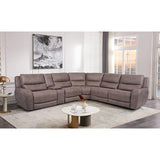  Furniture of America Demetrius CM9930BR-SECT-PM Power Sectional IMAGE 3