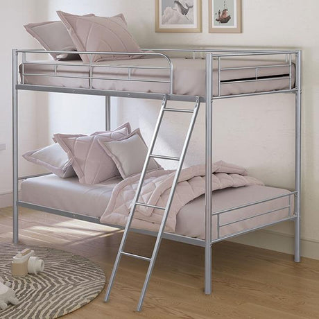  Furniture of America Hector FM-BK903SV-TT Twin/Twin Metal Bunkbed IMAGE 1