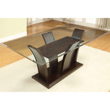  Furniture of America Manhattan CM3710T-WH-7PC 7 Pc Dining Table Set IMAGE 2