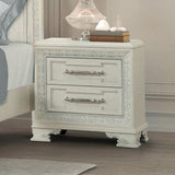  Furniture of America Stella Mia FM70000WH-N Nightstand IMAGE 1