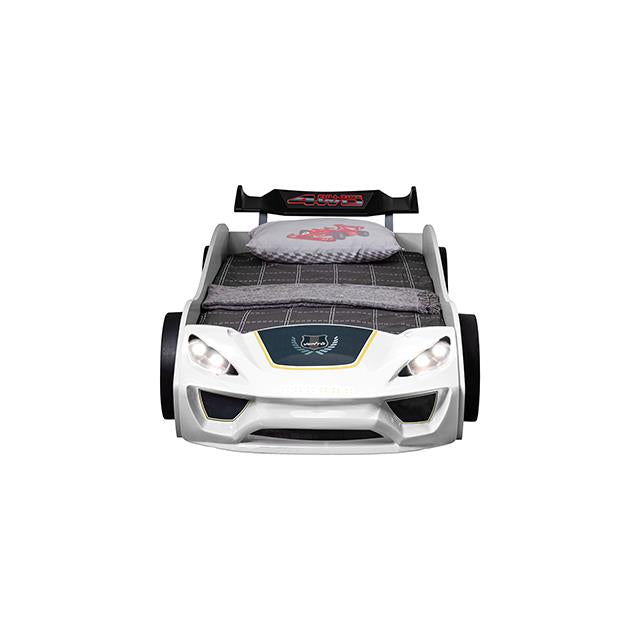  Furniture of America Pacefinder FOA7731WH-BED Car Bed IMAGE 5