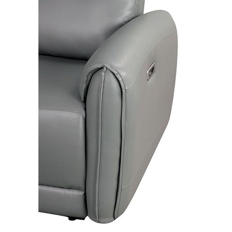  Furniture of America Schlieren FM6012GY-LV-PM Power Loveseat IMAGE 5