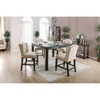  Furniture of America Sania CM3324BKPT54-3564G-7 7 Pc Counter Height Table Set IMAGE 1