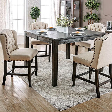  Furniture of America Sania CM3324BKPT54-3564G-7 7 Pc Counter Height Table Set IMAGE 9