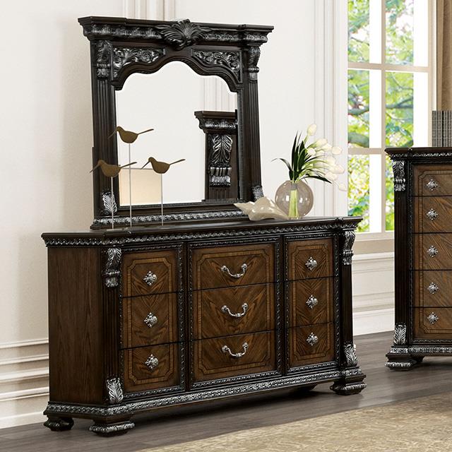 Furniture of America Promenade FM70002DB-D Dresser IMAGE 1