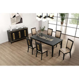 Furniture of America Kenyada FM3401ES-T-7PC 7 Pc Dining Table Set IMAGE 2