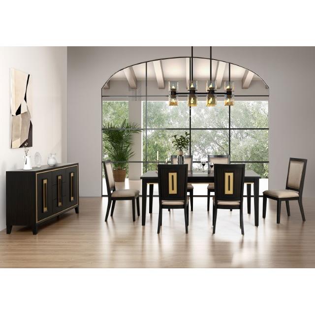  Furniture of America Kenyada FM3401ES-T-7PC 7 Pc Dining Table Set IMAGE 3