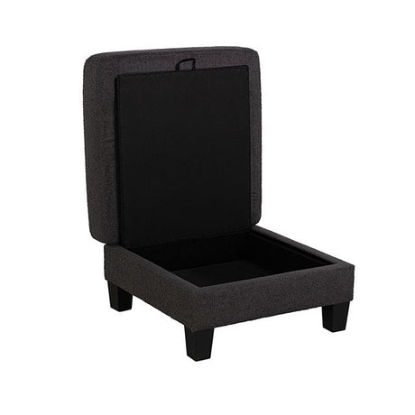  Furniture of America Cinderford SL6936DG-OT Storage Ottoman IMAGE 4