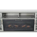  Furniture of America Fidel TM5003 74'' Tv Console with Electric Fireplace IMAGE 7