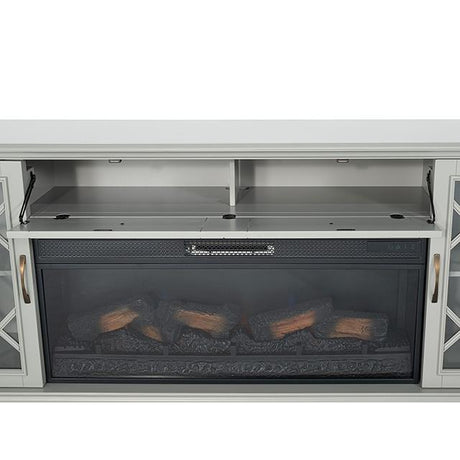  Furniture of America Fidel TM5003 74'' Tv Console with Electric Fireplace IMAGE 7