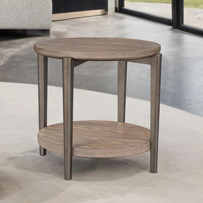  Furniture of America Roros FM44008NT-ER Round End Table IMAGE 1