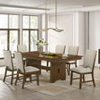  Furniture of America Horsholm FM32004WN-T-TABLE Dining Table IMAGE 1