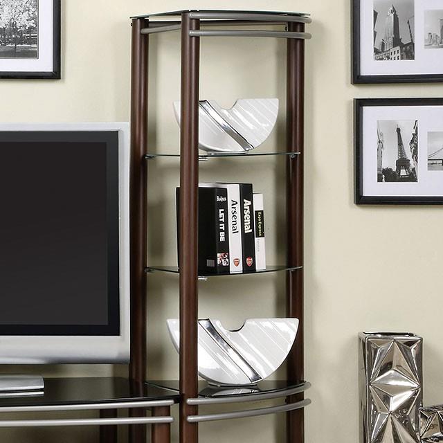  Furniture of America Silver Creek CM5510-PC Pier Shelves IMAGE 1