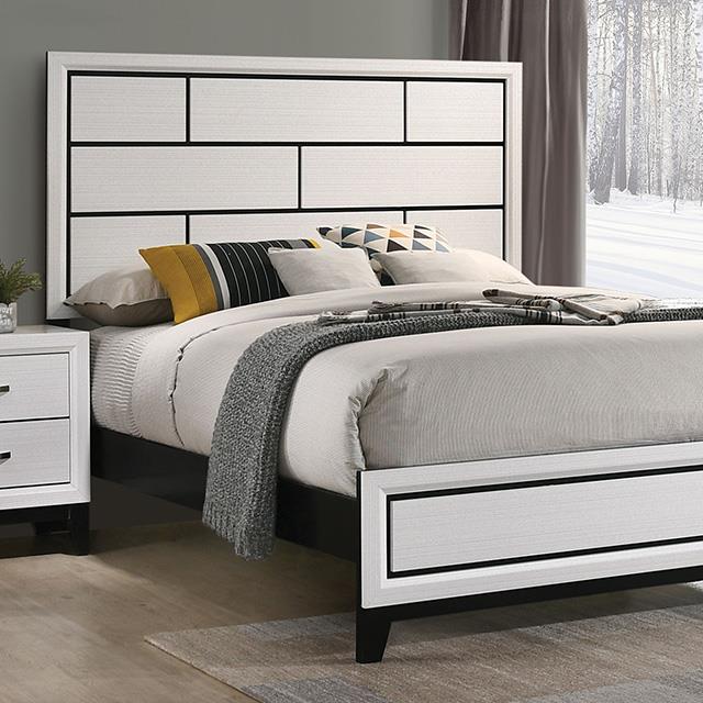  Furniture of America Errico FM7215WH-T-BED Twin Bed IMAGE 1