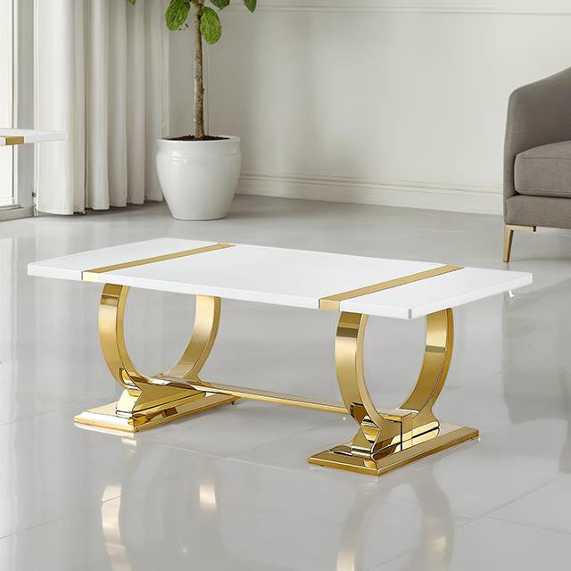  Furniture of America Horve FM47018GD-C Coffee Table IMAGE 1