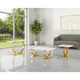  Furniture of America Horve FM47018GD-C Coffee Table IMAGE 2
