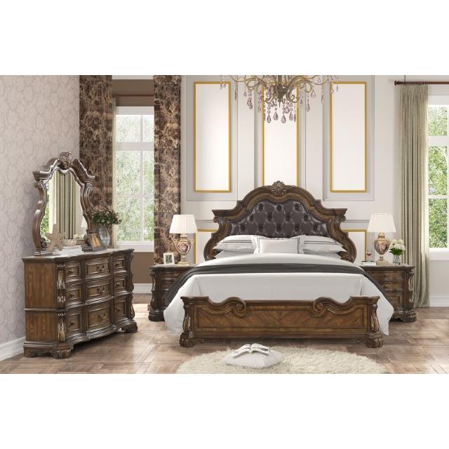  Furniture of America Leovanni FM70003DB-Q-F-BED Queen Bed IMAGE 3