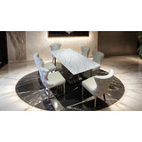  Furniture of America Portanova FM33003SV-T-TABLE Dining Table IMAGE 4