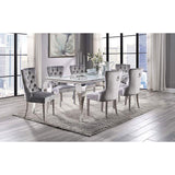  Furniture of America Neuveville CM3903WH-T-7PC-261GY 7 Pc Dining Table Set IMAGE 1