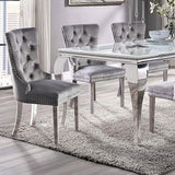  Furniture of America Neuveville CM3903WH-T-7PC-261GY 7 Pc Dining Table Set IMAGE 4