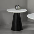  Furniture of America Sindal FM44004BK-ER-TABLE Round End Table IMAGE 1