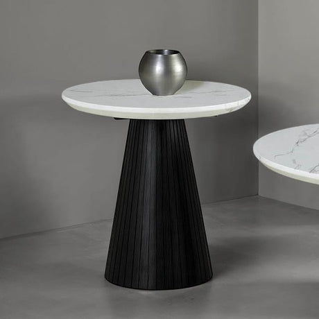 Furniture of America Sindal FM44004BK-ER-TABLE Round End Table IMAGE 1